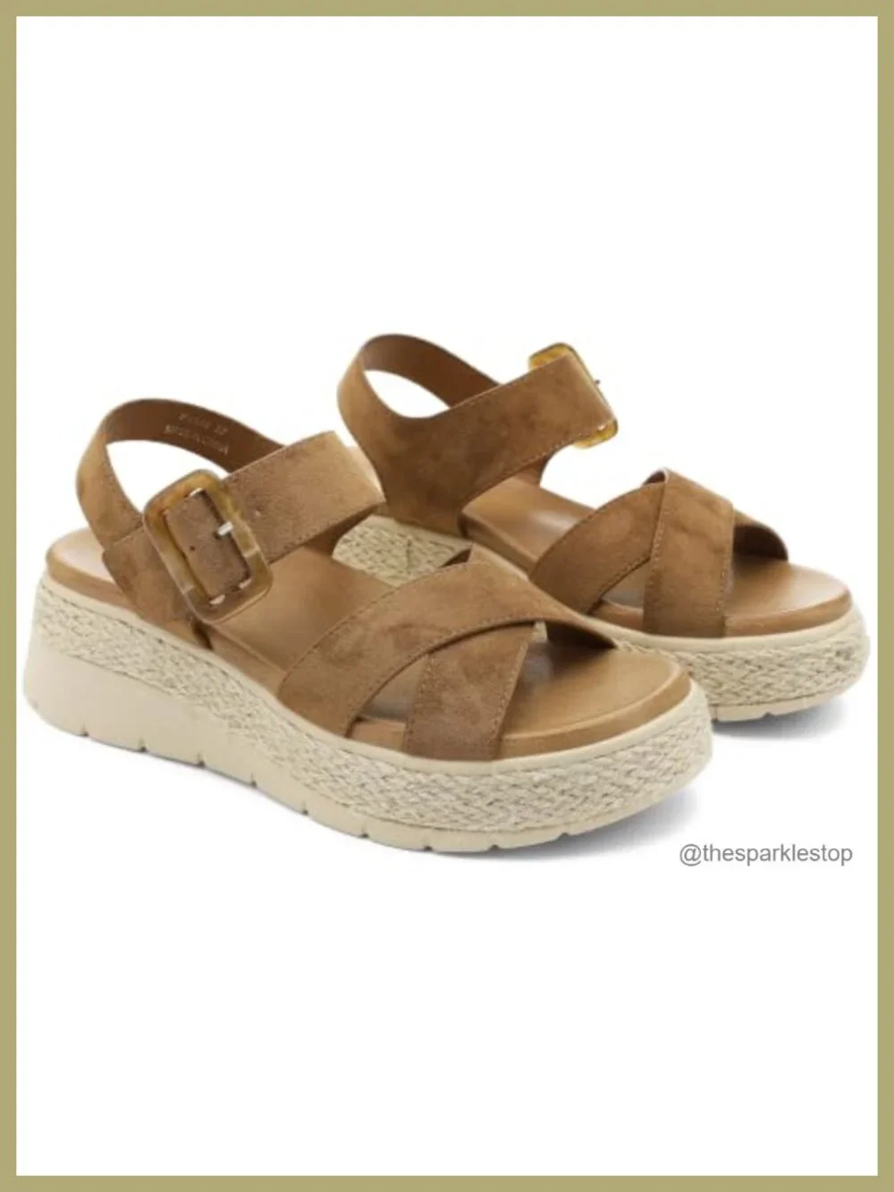 Womens Platform Sandals Low Wedge Espadrille Orthopedic Arch Support Hook Loop